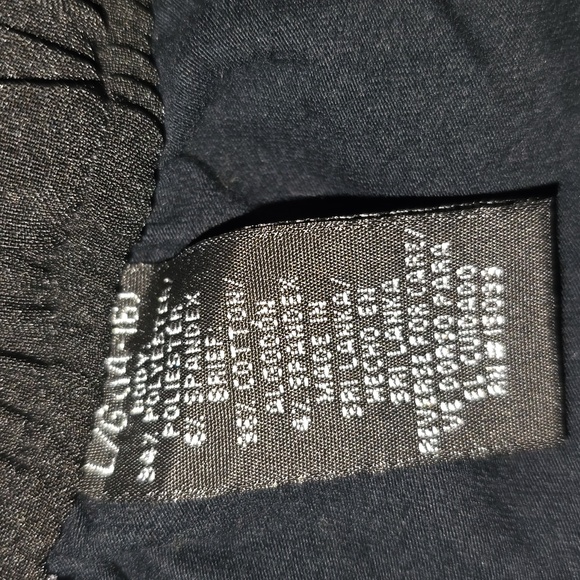 Nordic Track Drawstring Black Skort Double Pleated Size Women's Large - Picture 5 of 8